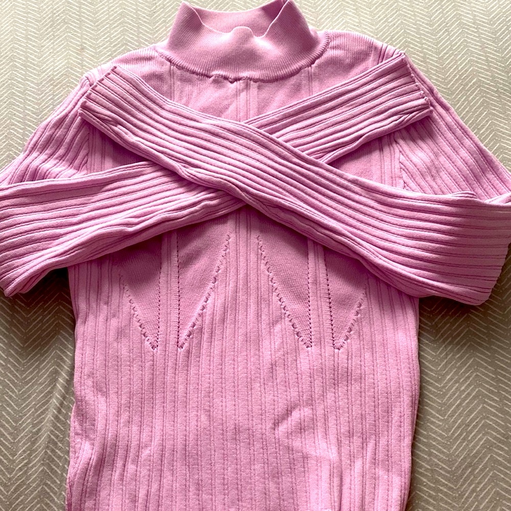 Pink/purple turtle neck